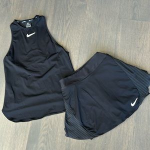 Nike Court Maria Sharapova Black Tennis Set (2 pcs) Size M